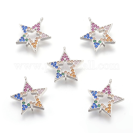 Латунные микро проложить кубических соединения циркония KK-F774-12P-NR-1