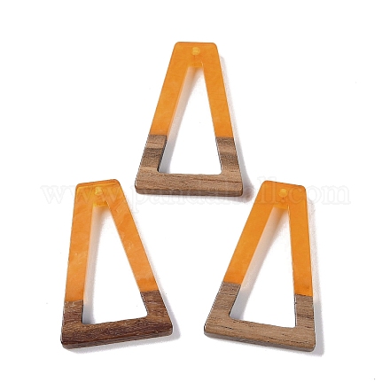 Подвески из смолы и дерева WOOD-F015-10E-1