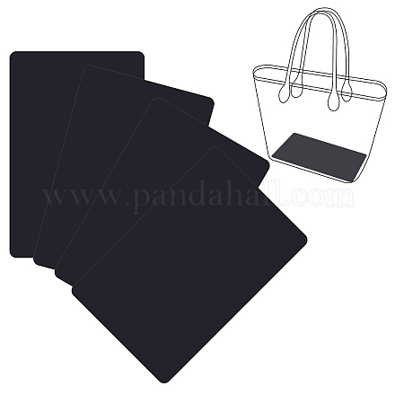 Pandahall elite 4pcs rechteckige Acrylplatte OACR-PH0001-80D-1