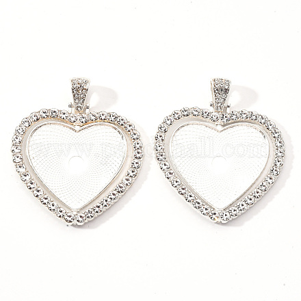 Сеттинги для кулона(кабошонов) X-PALLOY-S107-004S-RS-1