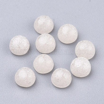 Synthetic Luminous Stone Cabochons G-P393-R62-4MM-1