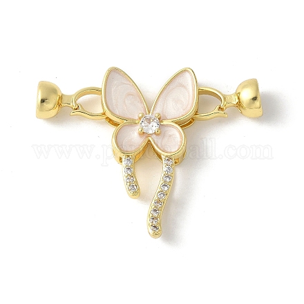 Проложить латунный прозрачный кубический цирконий над застежками KK-M320-01G-1