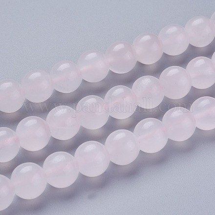 Natural Pink Calcite Beads Strands G-F687-02A-1
