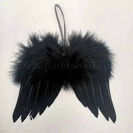 Mini Doll Angel Wing Feather FIND-PW0001-049-D03-1