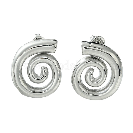 Серьги-гвоздики из нержавеющей стали 304 EJEW-Z038-07P-1