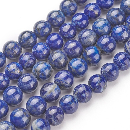 Lapis naturali trefoli tallone Lazuli G-G953-02-6mm-1