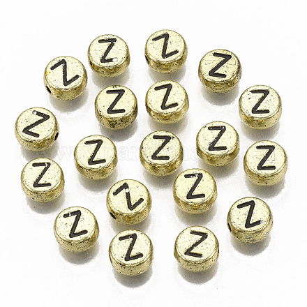 Perles acryliques plaquées PACR-CD0001-Z-1