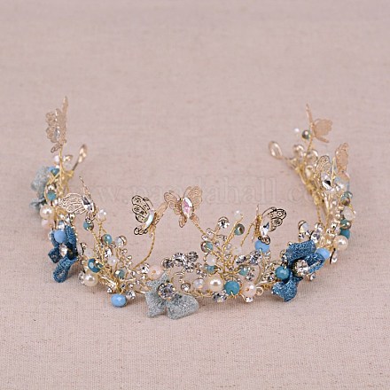 Butterfly Brass Headband Jewelry OHAR-O017-07-1