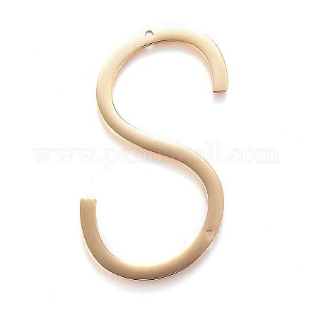 304 Stainless Steel Letter Links STAS-F056-S-01G-1