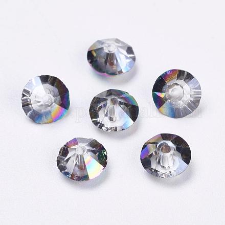 Abalorios de cristal austriaco de imitación SWAR-F061-3x6mm-31-1
