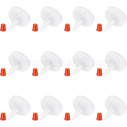 Benecreat 24 Stück Yorker-Kappen mit natürlicher roter Spitze FIND-WH0108-22-1