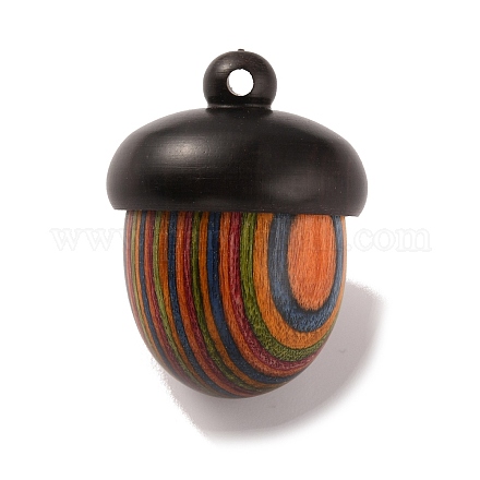 Деревянные подвески для ювелирных изделий из желудя WOOD-WH0022-06C-1