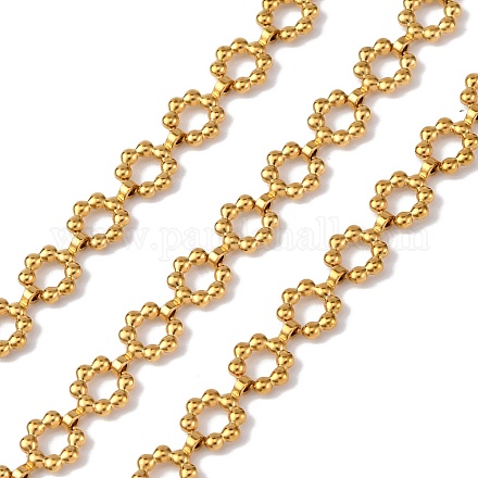 Цепочки с подвесками в виде цветов из нержавеющей стали 304 CHS-B006-04G-1