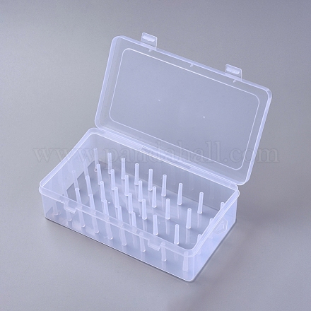 Прозрачные пластиковые коробки CON-WH0070-03-1