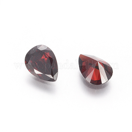 Cubic Zirconia Pointed Back Cabochons ZIRC-M006-6x4mm-015-1