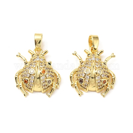 Латунные микро проложить кубического циркония подвески KK-G533-23G-1