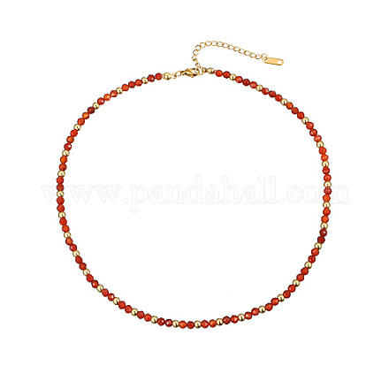 Natural Dyed Jade Beaded Necklaces for Women KN2634-1-1