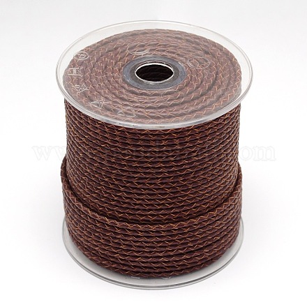 Braided Leather Cord WL-E019-5mm-01-1