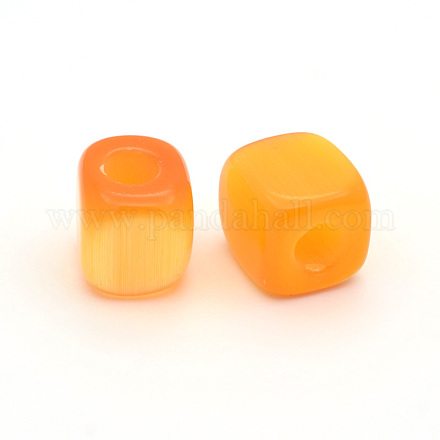 Cube Cat Eye Beads CE-F005-07-1