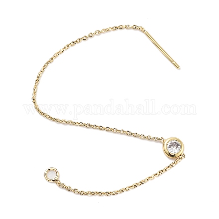 Покрытие стойки латунная проволока для ушей KK-N255-08G-A-RS-1