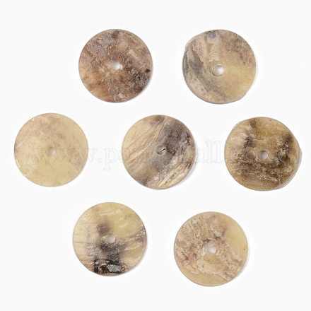 Perles de coquillage akoya naturelles SHEL-R048-028A-1
