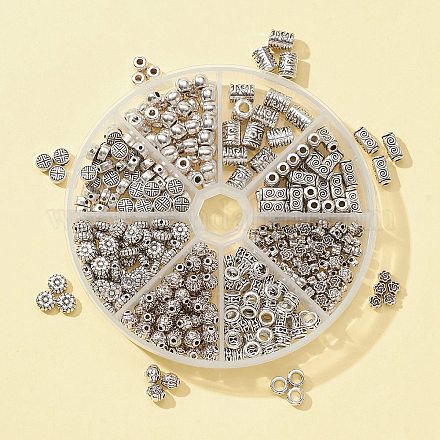 372 pièces 8 perles en alliage de style tibétain FIND-FS0001-32-1