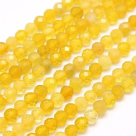 Natural Yellow Opal Beads Strands G-F509-07-2mm-1
