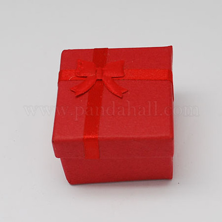 Cajas de cartón con bowknot y la esponja en el interior CBOX-R006-1-1