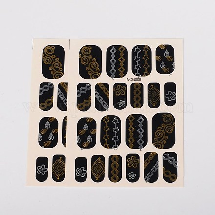 Stile misto falso rimovibile adesivi di carta tatuaggi temporanei AJEW-O025-10-1