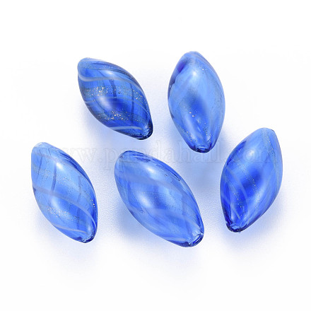 Perles de globe en verre soufflé à la main transparent GLAA-T012-13-1