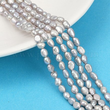 Нити из натурального культивированного пресноводного жемчуга PEAR-P064-20E-04E-1