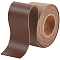 GORGECRAFT 1.5 Inches Wide Lychee Grain Leather Straps 78 Inches Long Flat Imitation Leather Cord 1.7mm Thick Leather Strips Braiding Threads for DIY Crafts Belt Bracelets Jewelry Wrapping, Camel