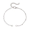 304 Stainless Steel Cable Chain Satellite Chain Bracelet Making, Non-Tarnish, Stainless Steel Color, 6.61 inch(16.8cm)