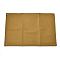Polyester Badge Storage Display Poster, Armband Patch Holder Board Hook & Loop Patch Panel, Dark Goldenrod, fold: 38x19.5x1cm, unfold: 57x38x0.3cm, Hole: 6mm