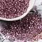 Baking Paint Glass Seed Beads, Peanut, Pale Violet Red, 3.5~4x2~2.5x2~2.3mm, Hole: 0.8mm, about 8000pcs/pound