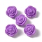 Food Grade Eco-Friendly Silicone Beads, Rose, Dark Orchid, 20.5x12.5mm, Hole: 2mm