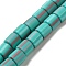 Polymer Clay Beads Strands, Column, Light Sea Green, 6~6.5x6~6.5mm, Hole: 1.2mm, about 61~64pcs/strand, 15.55~15.94''(39.5~40.5cm)