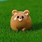 Cute Resin Animal Figurines Ornament, Micro Landscape Home Desktop Decoration, Bear, 20x20mm