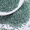 MIYUKI Delica Beads, Cylinder, Japanese Seed Beads, 11/0, (DB0416) Galvanized Sea Foam, 1.3x1.6mm, Hole: 0.8mm, about 10000pcs/bag, 50g/bag