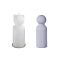 DIY Candle Molds, Gesso Resin Casting Molds, Human, 24x53mm