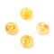 Opaque Resin Beads, Rondelle, Gold, 8x5mm, Hole: 1.5mm