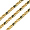Ion Plating(IP) 304 Stainless Steel Enamel Chains, Soldered, with Spool, Dark Slate Gray, 11x3x1.5mm