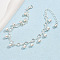 Bell Alloy Charm Anklets, Silver, 7-1/2 inch(190mm)
