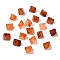 Acrylic Beads, Nuggets, Two Tone, Faceted, Sienna, 11.5x19.5x21.5mm, Hole: 1.8mm, 179pcs/500g