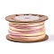 30M Segment Dyed Macrame Cotton Cord, Round Braided Rope, for Wall Hanging, Crafts, Gift Wrapping, Beige, 1mm, about 32.81 Yards(30m)/Roll