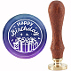 Craspire Wachssiegel-Stempelbox „Happy Birthday“ AJEW-WH0184-0836-1