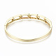 Brass Micro Pave Cubic Zirconia Bangles BJEW-S142-014-NF-3