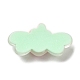半透明の樹脂カボション  羽のあるイチゴ  薄緑  14.5~15x26x7~7.5mm RESI-C035-02B-2