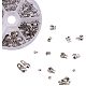 PandaHall Elite 159pcs 6 Size 304 Stainless Steel Bead Tips Clamshell Calotte End Cap Endcaps Knot Cover for Jewelry Craft Making(4-14.5mm) STAS-PH0004-15P-5