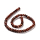 Chapelets de perles en jaspe rouge naturel G-D481-05-3